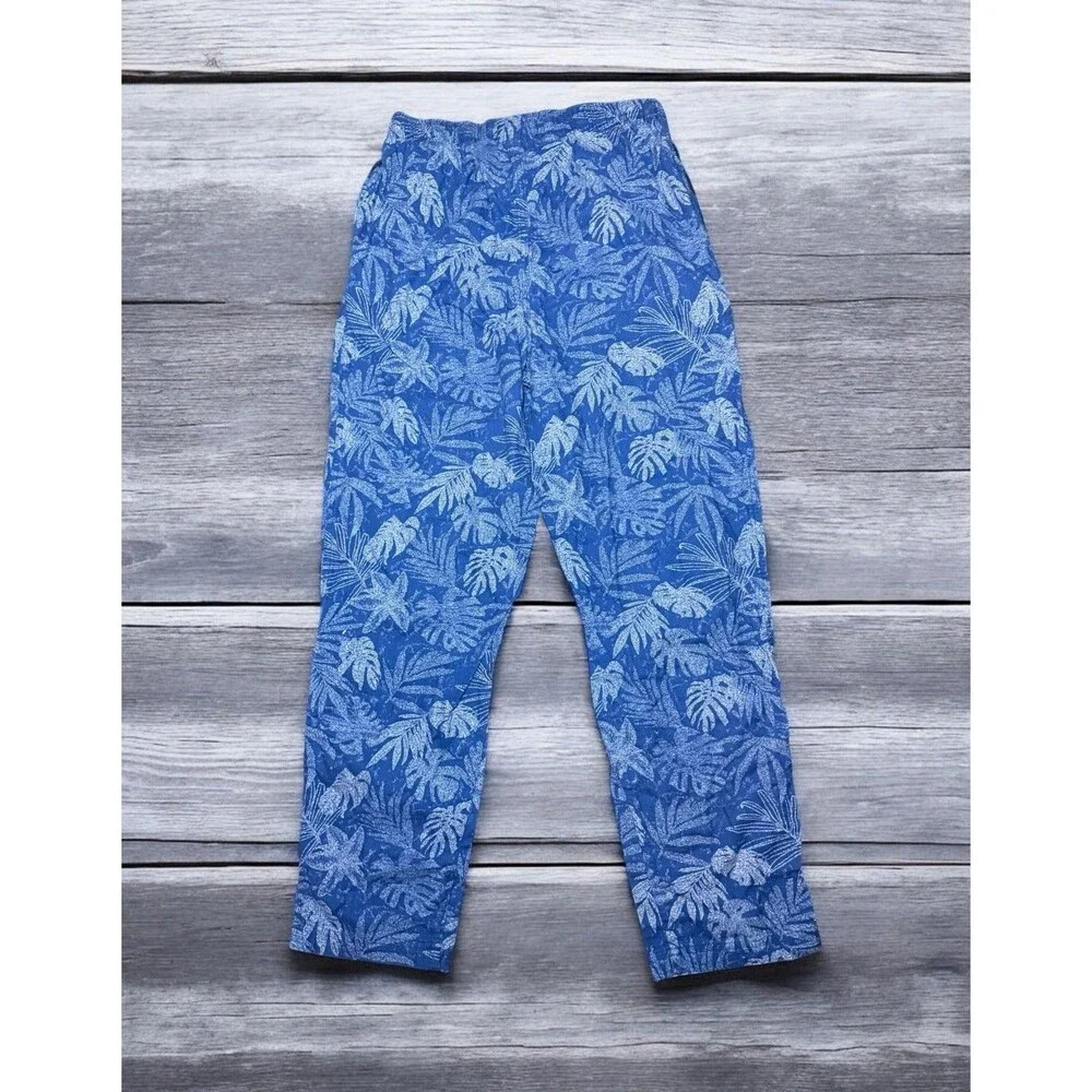 Tommy Bahama Blue Flannel‎ Pajama Pants Men's Small